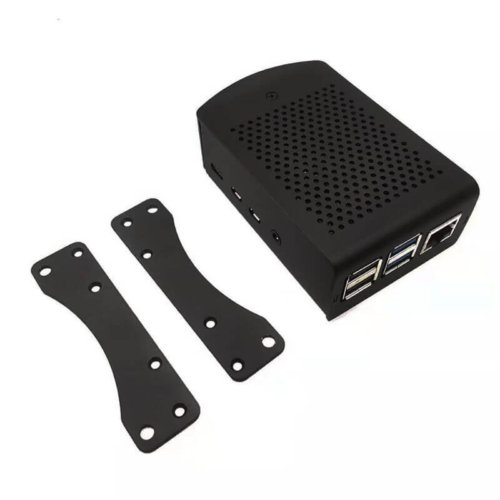 Aluminum Raspberry Pi 4 Case Housing with Fan 9 raspberry pi 4 case 4 e1585555188181
